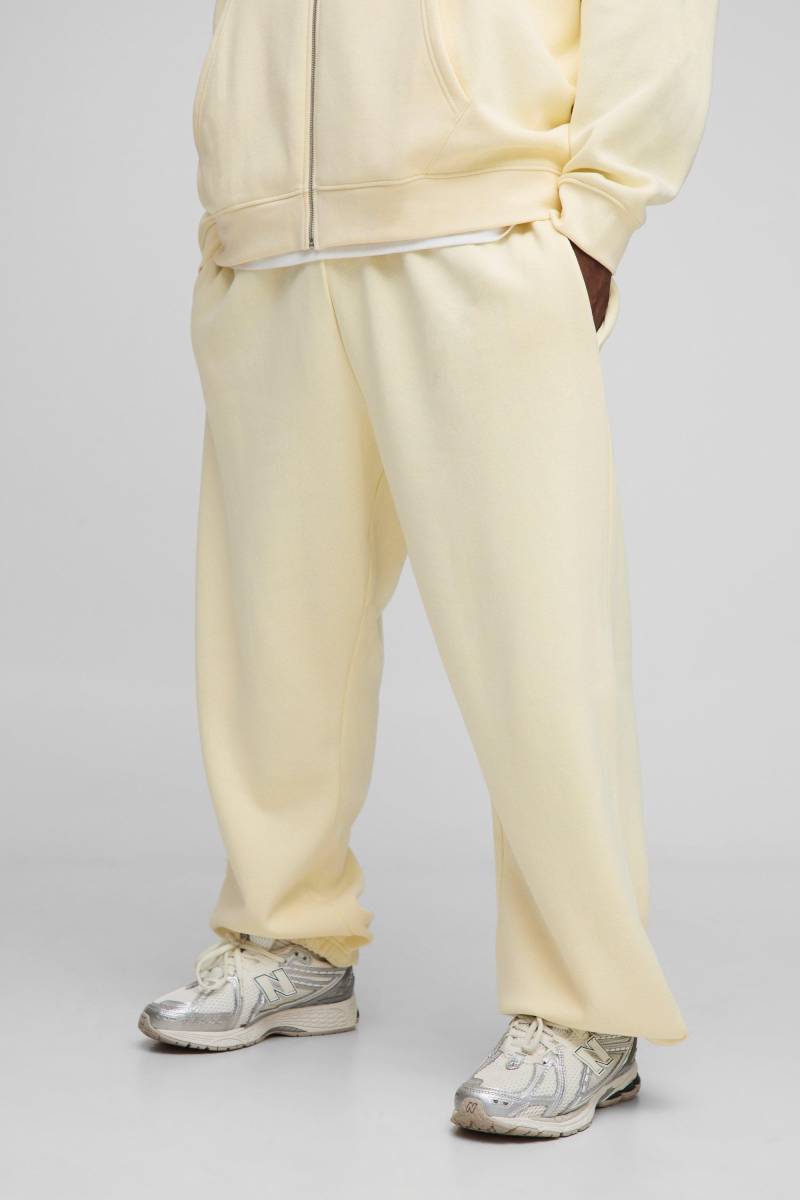 Plus Basic Oversized Jogger - Lemon - 2Xl, Lemon von boohoo