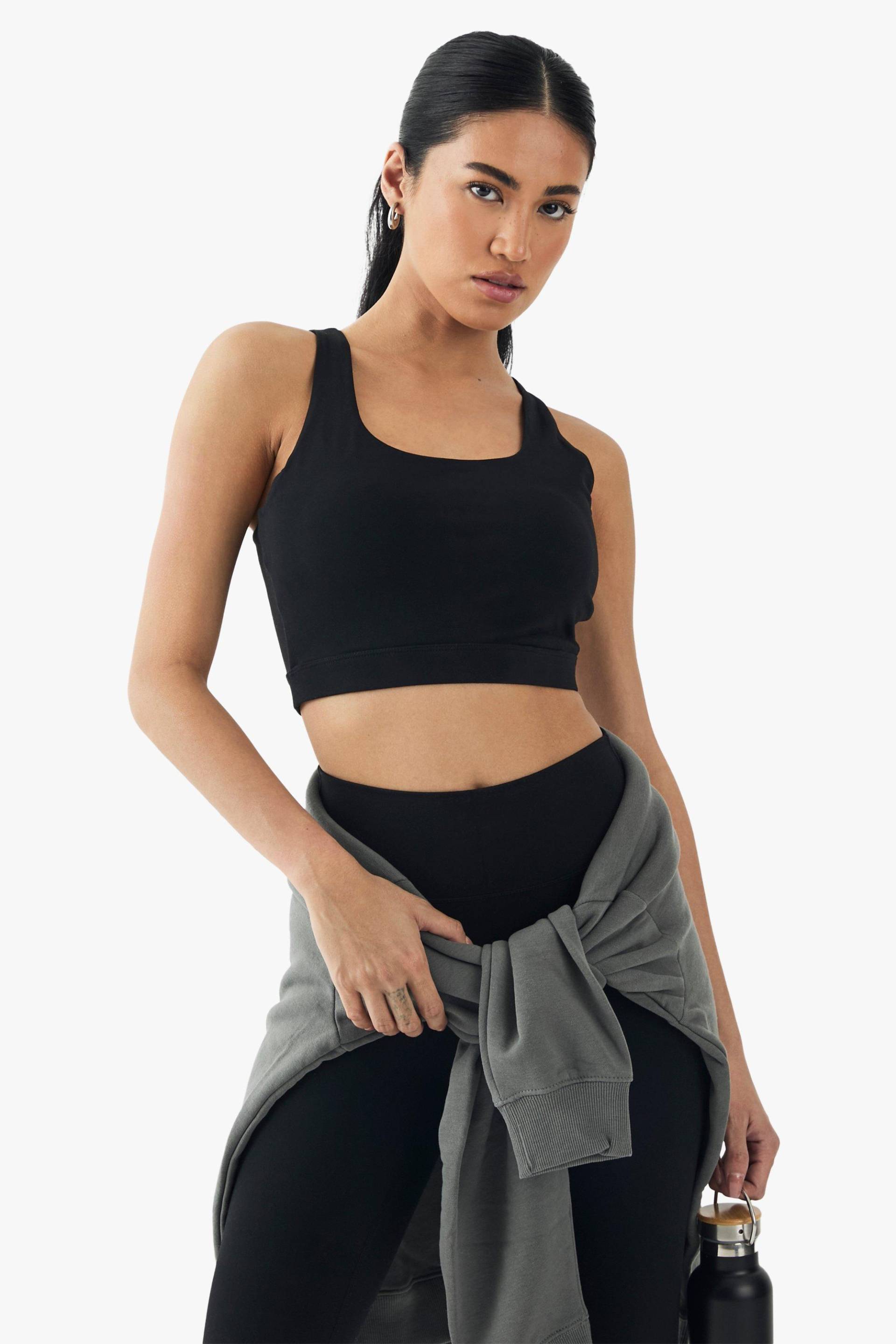 Superweicher Rückenfreier Dsgn Studio Sport-Bh - Black - S, Black Superweicher Rückenfreier Dsgn Studio Sport-Bh - Black - S, Black von boohoo