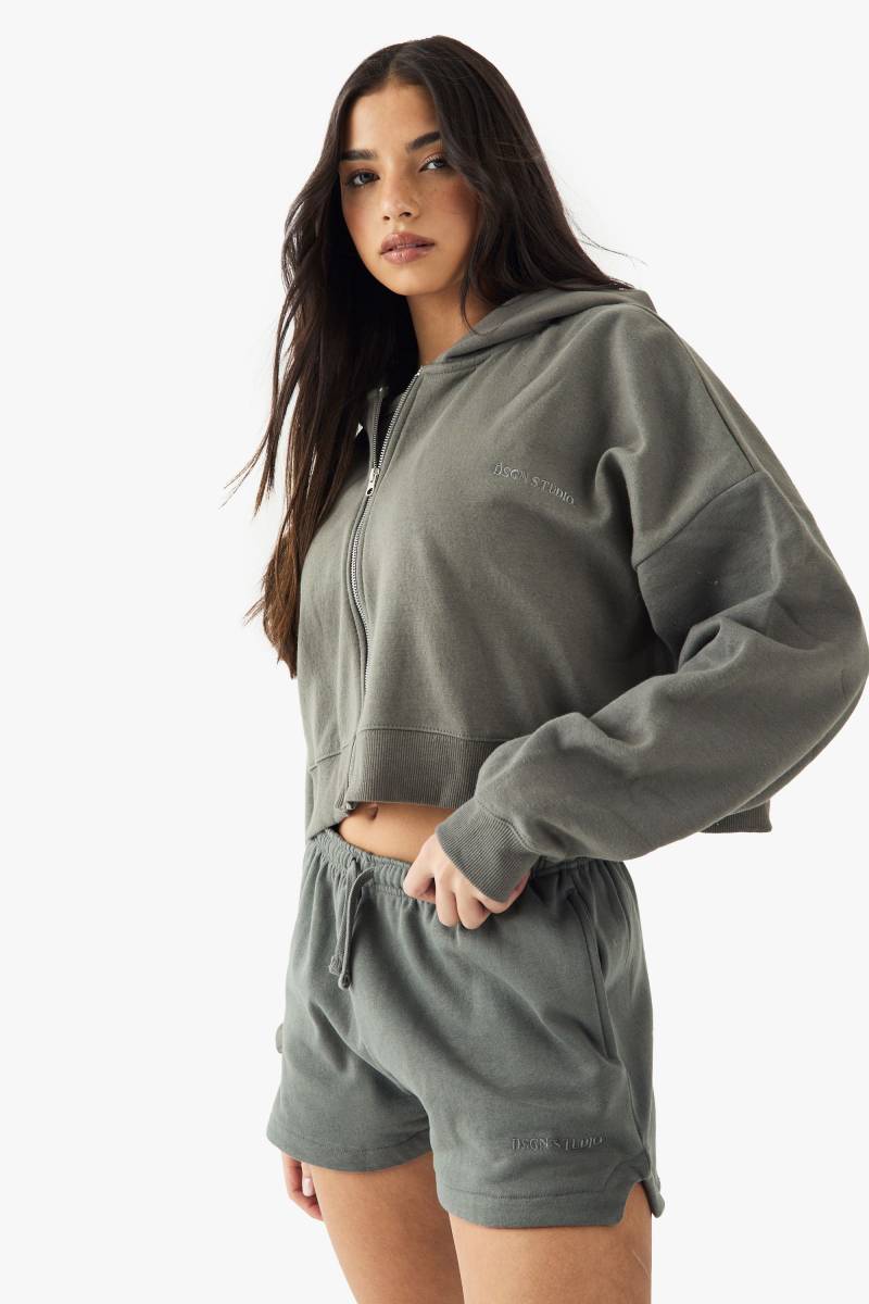 Sweat-Shorts Mit Dsgn Studio Stickerei - Charcoal - Xs, Charcoal Sweat-Shorts Mit Dsgn Studio Stickerei - Charcoal - Xs, Charcoal von boohoo