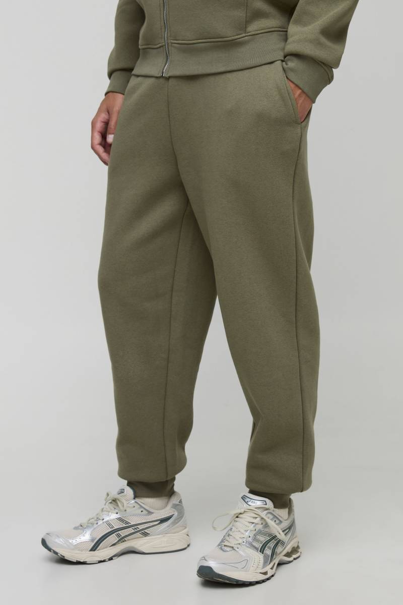 Tall Basic Regular Fit Jogger - Khaki - M, Khaki von boohoo