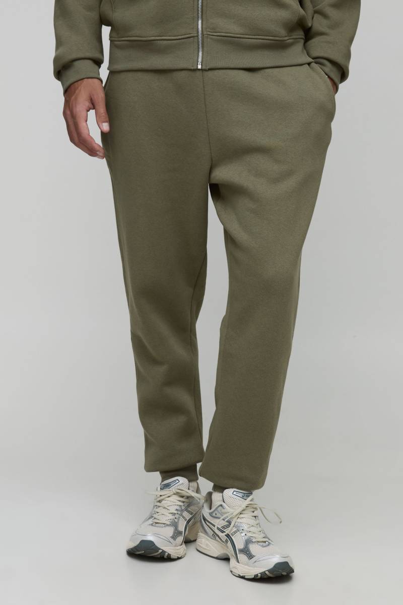 Tall Basic Slim Fit Jogger - Khaki - M, Khaki von boohoo