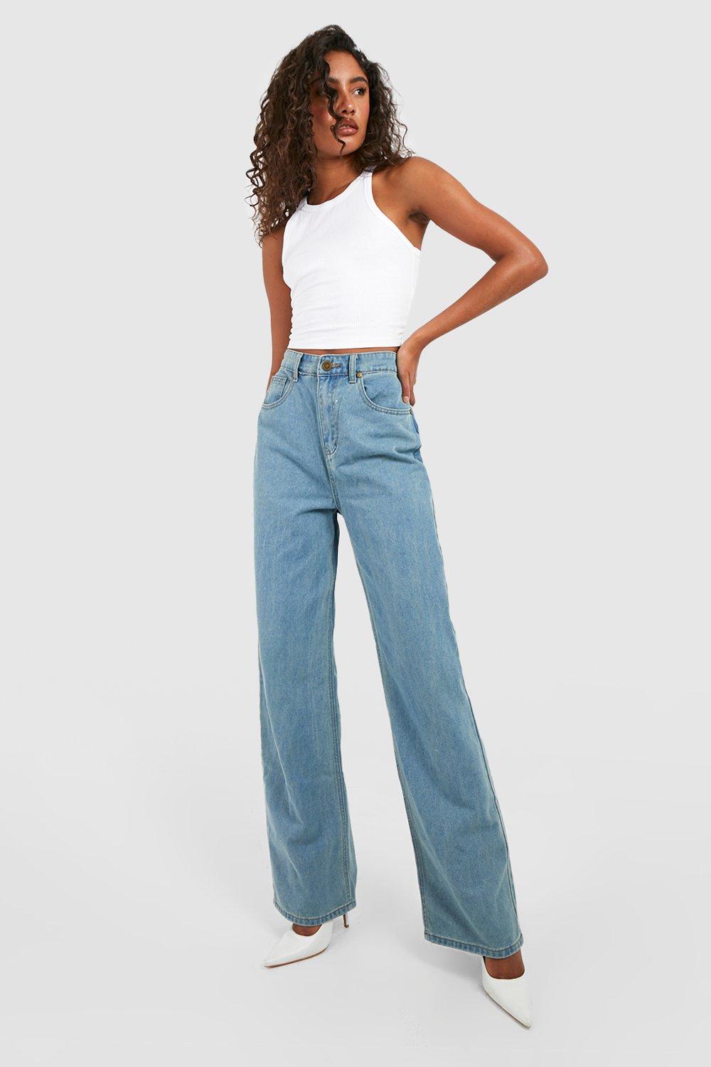 Tall Boyfriend-Jeans Mit Hohem Bund - Vintage Wash - 36, Vintage Wash von boohoo