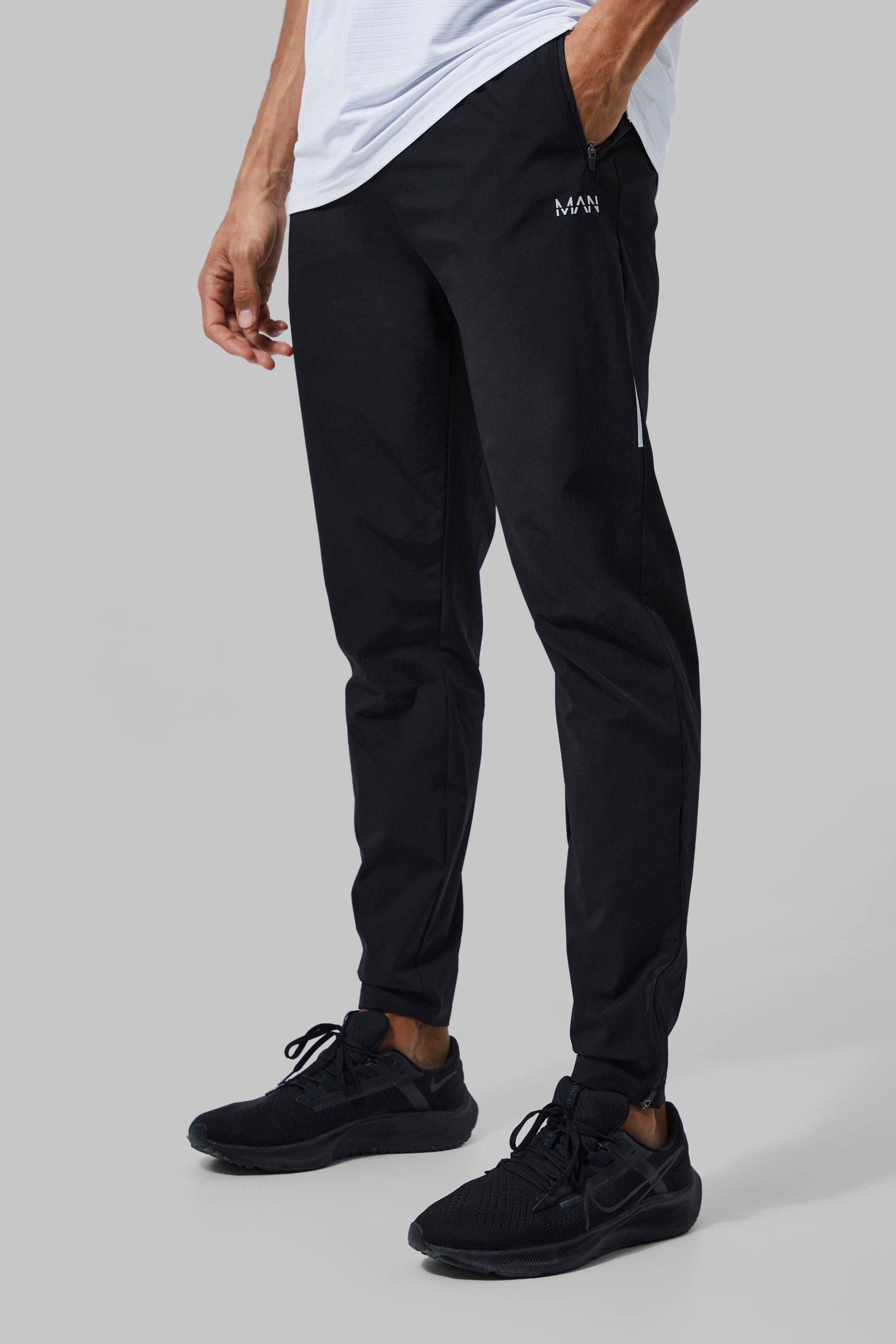 Tall Man Active Lightweight Performance Jogginghose - Black - M, Black von boohoo