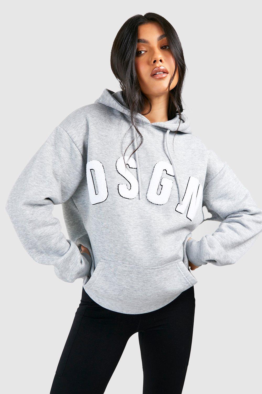 Umstandsmode Oversize Dsgn Studio Hoodie - Ice Grey - M, Ice Grey von boohoo