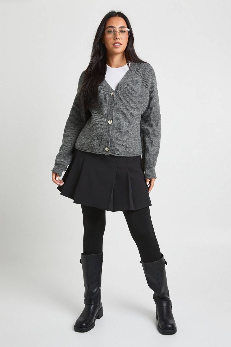 Umstandsmode Thermo-Strumpfhose Mit Fleece-Futter - Black - L/Xl, Black von boohoo