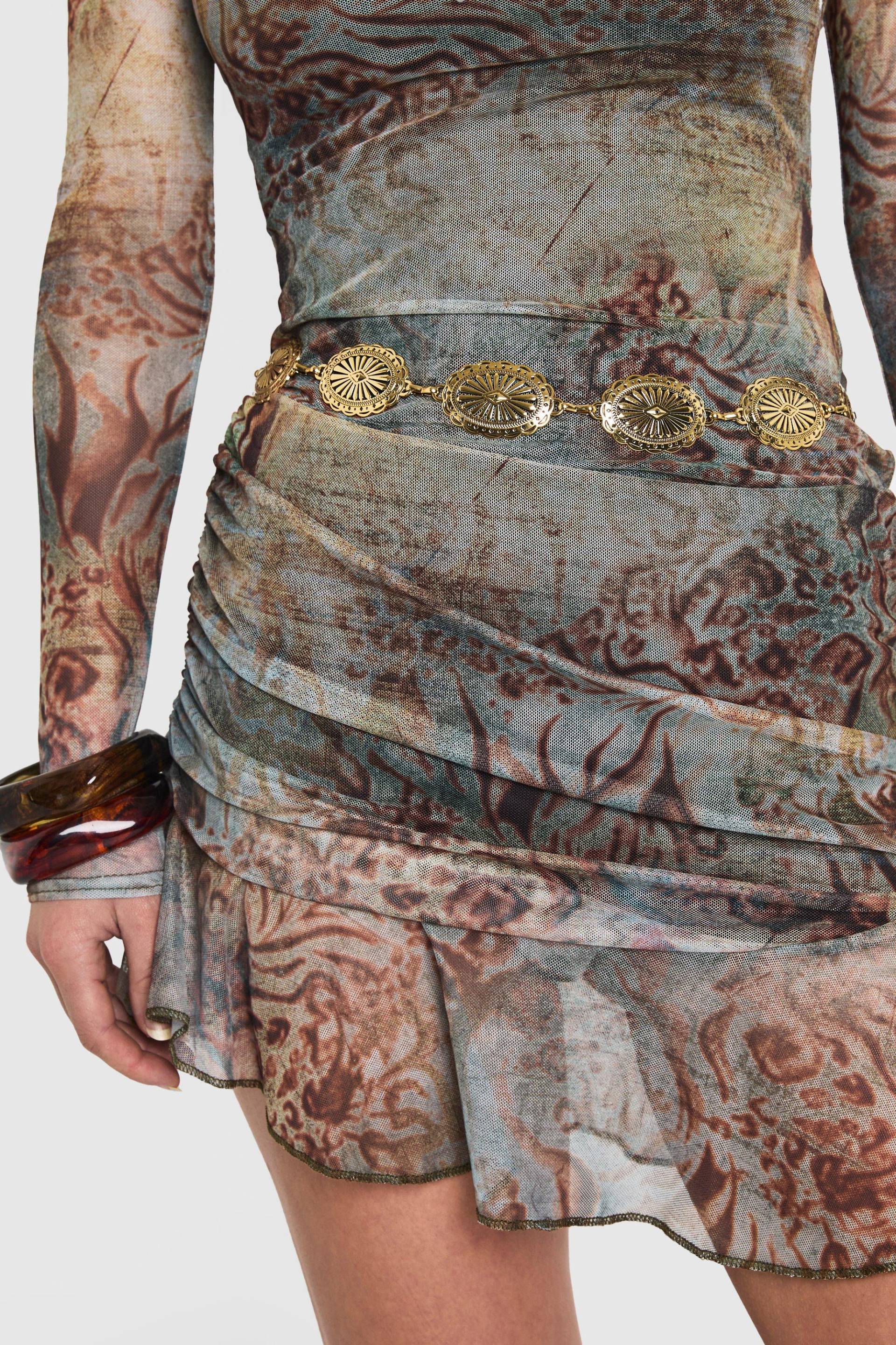 Western Kettengürtel - Gold - One Size, Gold Western Kettengürtel - Gold - One Size, Gold von boohoo