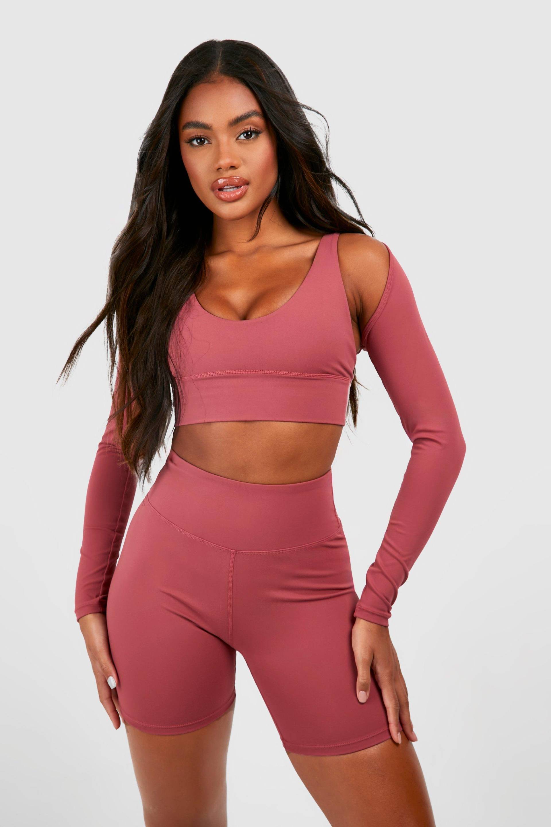 Premium Sculpt Refarm Bolero - Rose - M, Rose von boohoo