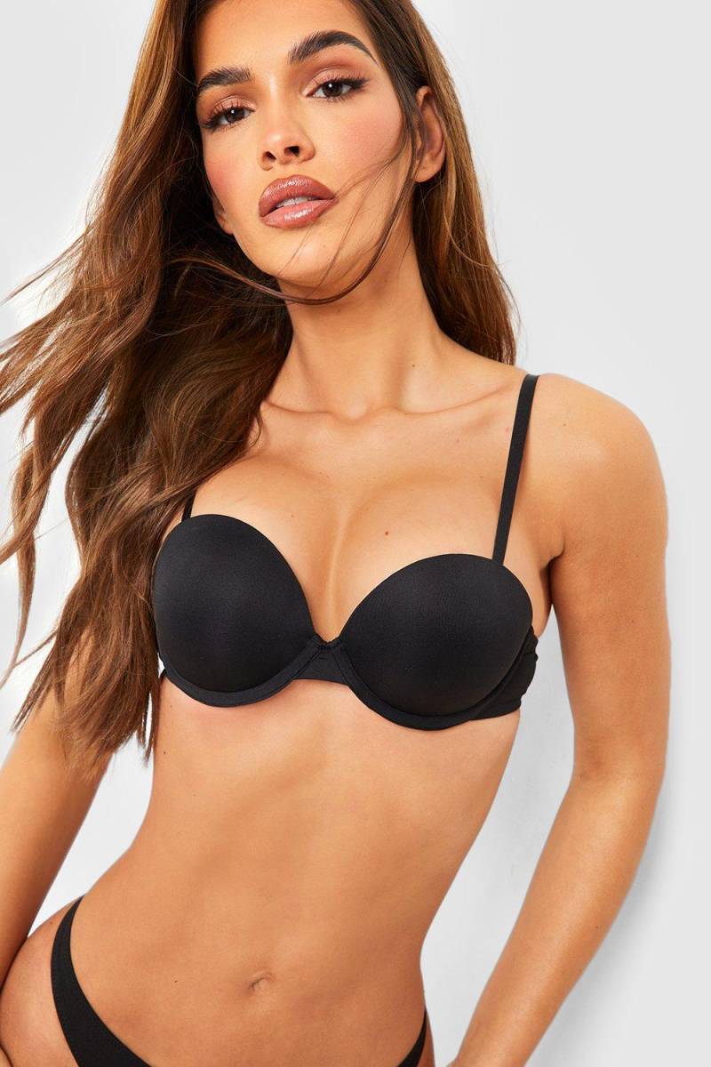 Super Push-Up Bh - Schwarz - 32D, Schwarz von boohoo