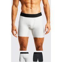 2er-Pack Man Active Sport-Boxershorts von boohooman