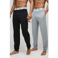 2er-Pack Man Loungewear-Jogginghose - Mehrfarbig - L, Mehrfarbig von boohooman