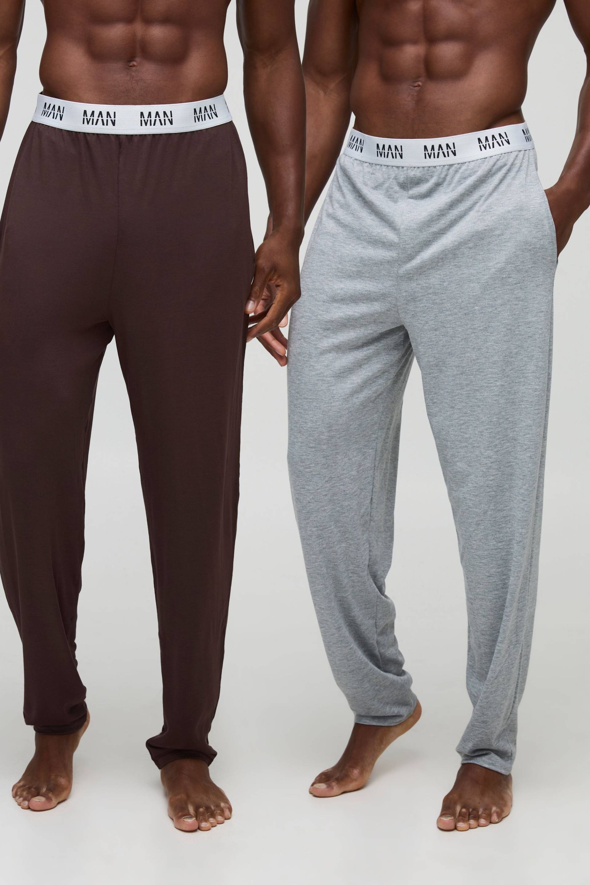 2er-Pack Man Loungewear-Jogginghose von boohooman