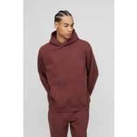 330Gmode Basic Oversize Hoodie - Braun - M, Braun von boohooman