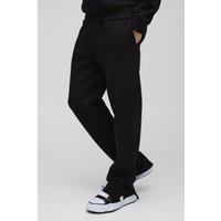 330Grm Jogginghose mit geteiltem Saum - Schwarz - XS, Schwarz 330Grm Jogginghose mit geteiltem Saum - Schwarz - XS, Schwarz von boohooman