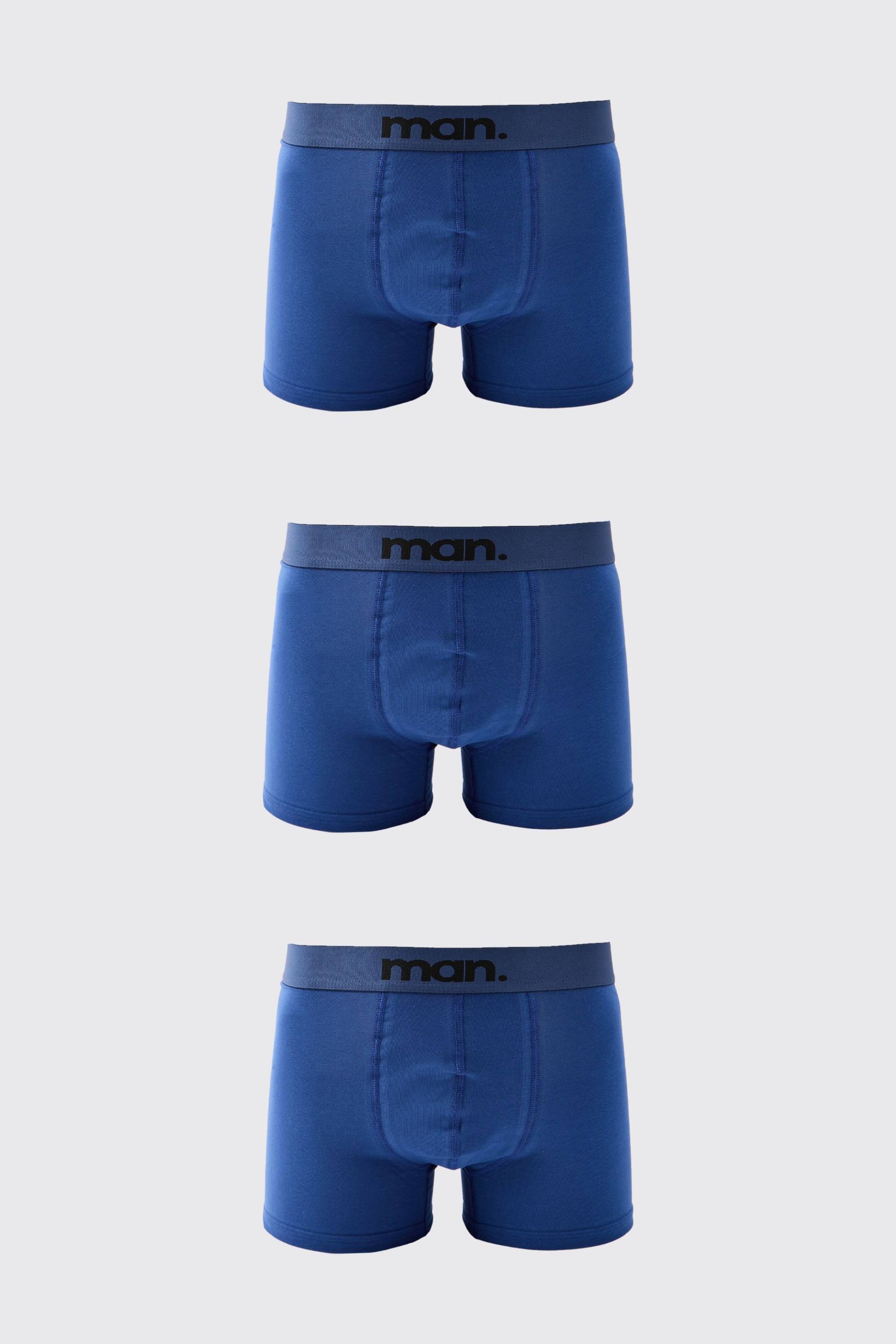 3er-Pack MAN Boxershorts von boohooman