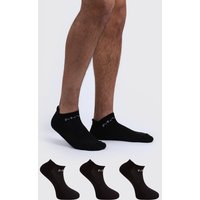 3er-Pack Man Active Gym gepolsterte Sportsocken - schwarz - One Size, schwarz von boohooman