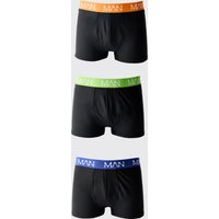 3er-Pack Man Active Performance Boxershorts - Mehrfarbig - S, Mehrfarbig von boohooman