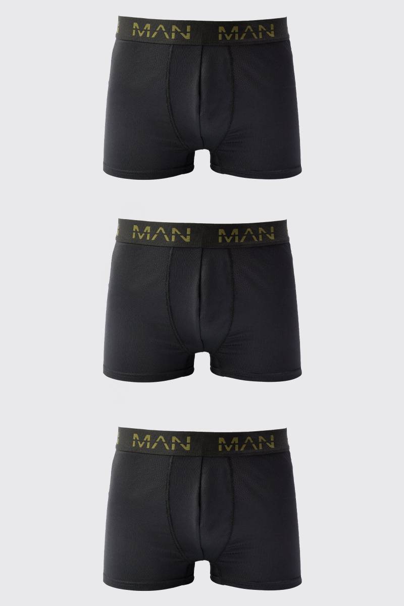 3er-Pack Man Active Performance Boxershorts von boohooman