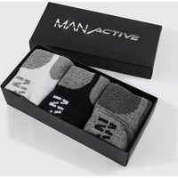 3er-Pack Man Active Trainer-Socken mit Geschenkbox 3er-Pack Man Active Trainer-Socken mit Geschenkbox von boohooman