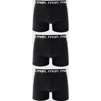 3er-Pack Man Boxershorts - Schwarz - L, Schwarz 3er-Pack Man Boxershorts - Schwarz - L, Schwarz von boohooman