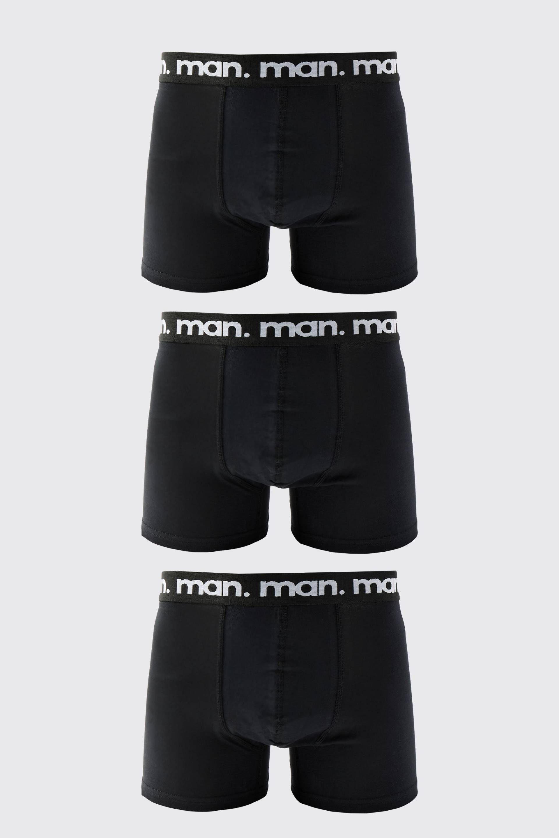 3er-Pack Man Boxershorts von boohooman