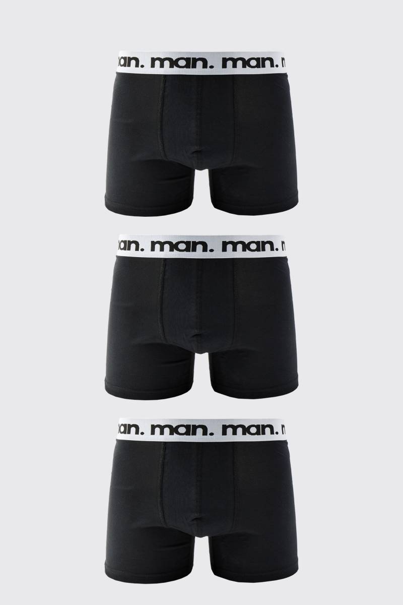 3er-Pack Man Boxershorts von boohooman