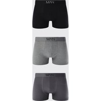 3er-Pack Man Dash Boxershorts von boohooman