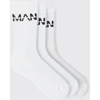 3er-Pack Man Sport-Socken von boohooman