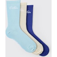 3er-Pack Man Sport-Socken von boohooman