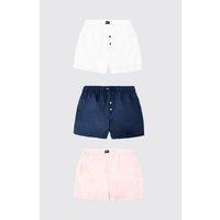3er-Pack Official Boxershorts - Mehrfarbig - XS, Mehrfarbig 3er-Pack Official Boxershorts - Mehrfarbig - XS, Mehrfarbig von boohooman