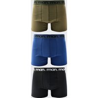 3er-Pack bunte Man Boxershorts - Mehrfarbig - XL, Mehrfarbig von boohooman
