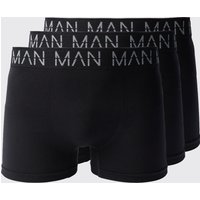 3er-Pack nahtlose Man Active Boxershorts - Schwarz - S, Schwarz 3er-Pack nahtlose Man Active Boxershorts - Schwarz - S, Schwarz von boohooman