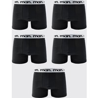 5er-Pack Man Boxershorts - Schwarz - XS, Schwarz 5er-Pack Man Boxershorts - Schwarz - XS, Schwarz von boohooman
