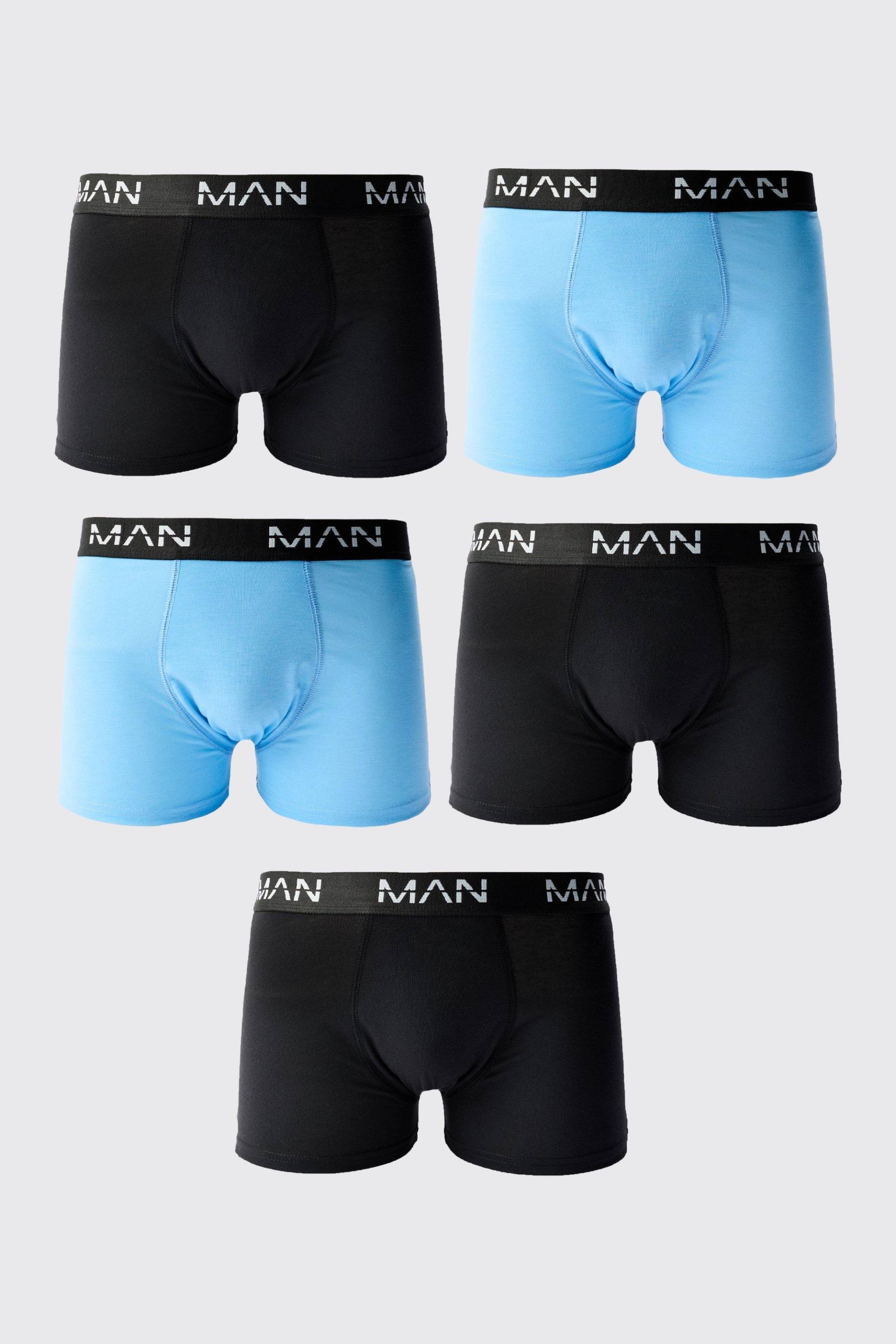 5er-Pack Man-Dash Boxershorts - Mehrfarbig - L, Mehrfarbig 5er-Pack Man-Dash Boxershorts - Mehrfarbig - L, Mehrfarbig von boohooman