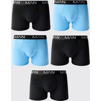 5er-Pack Man-Dash Boxershorts - Mehrfarbig - XL, Mehrfarbig von boohooman