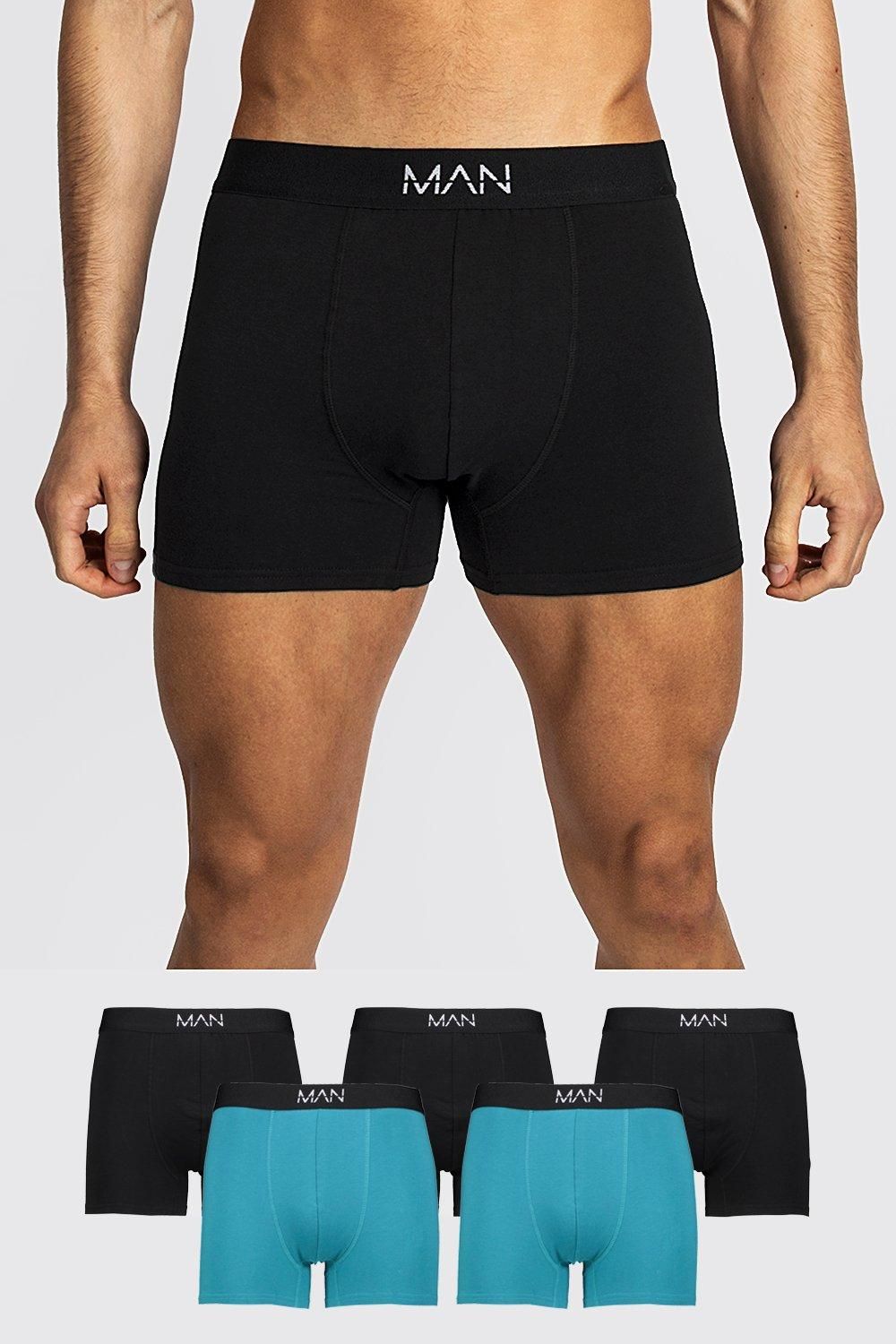 5er-Pack Man Dash Boxershorts von boohooman