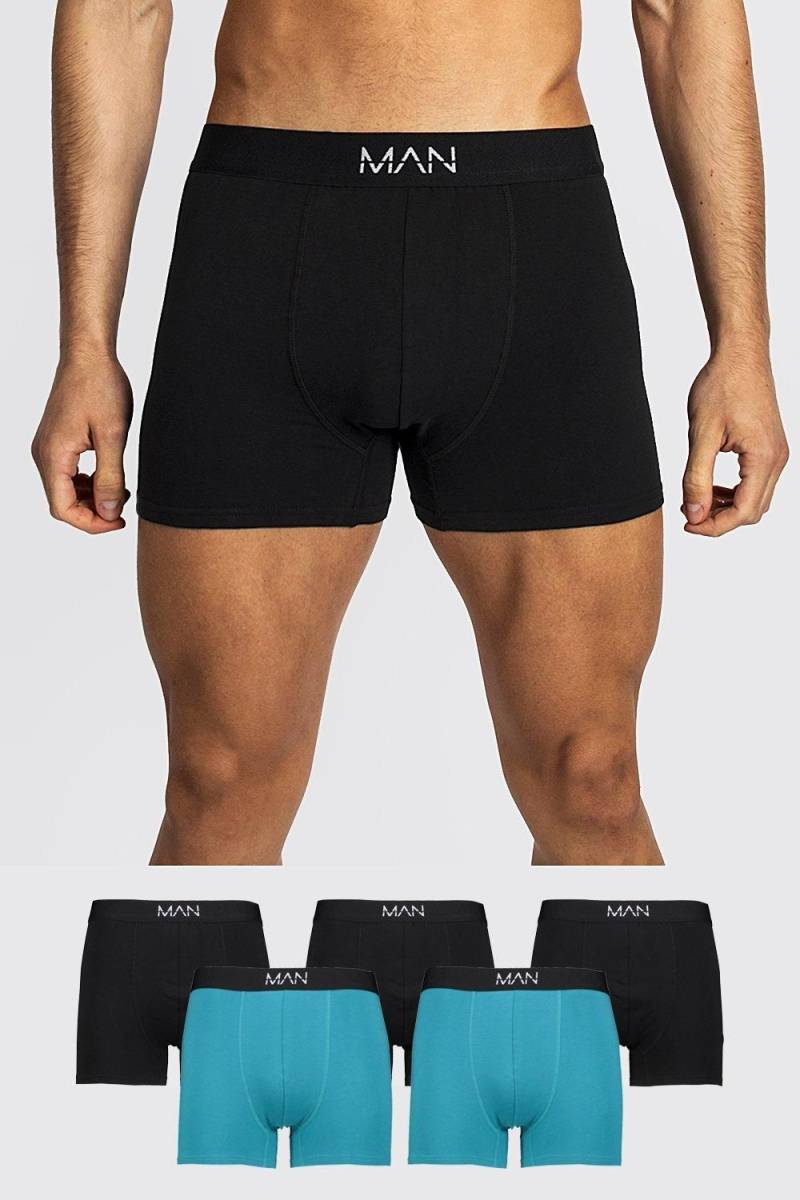 5er-Pack Man Dash Boxershorts von boohooman