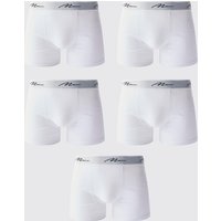 5er-Pack Man Signature Boxershorts von boohooman