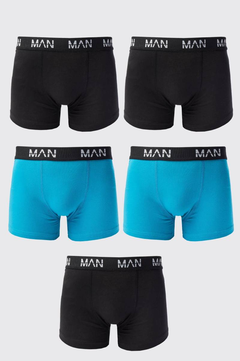 5er-Pack gemischte Man-Dash Boxershorts - Mehrfarbig - XS, Mehrfarbig 5er-Pack gemischte Man-Dash Boxershorts - Mehrfarbig - XS, Mehrfarbig von boohooman