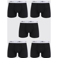 5er-Pack mittellange Man Signature Boxershorts von boohooman