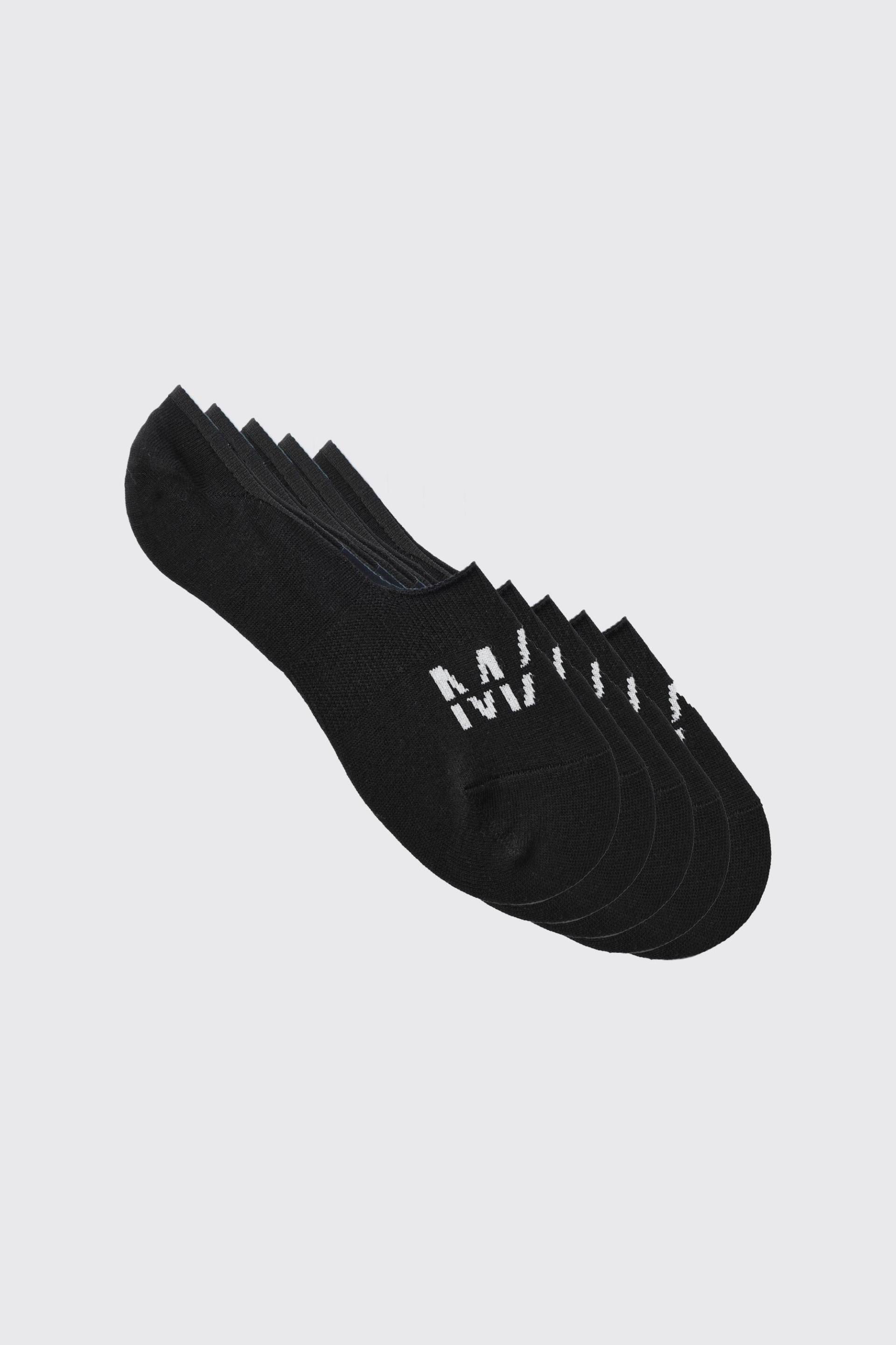 5er-Pack unsichtbare Man-Socken von boohooman