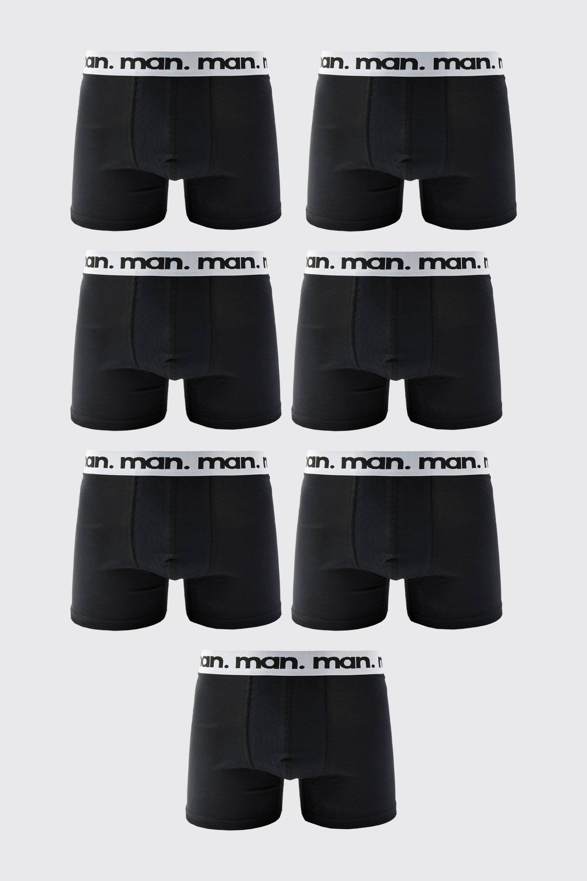 7er-Pack Man Boxershorts von boohooman