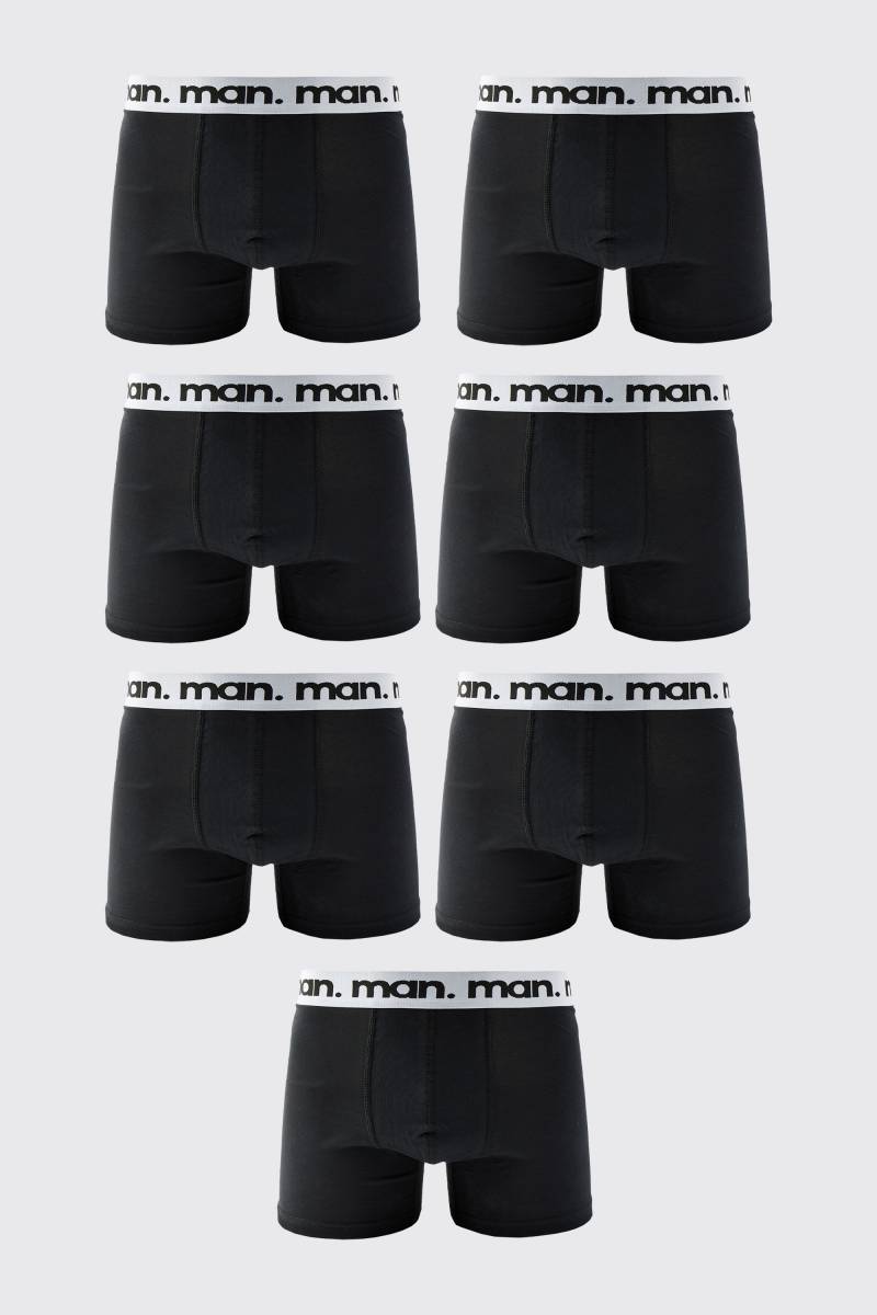 7er-Pack Man Boxershorts von boohooman