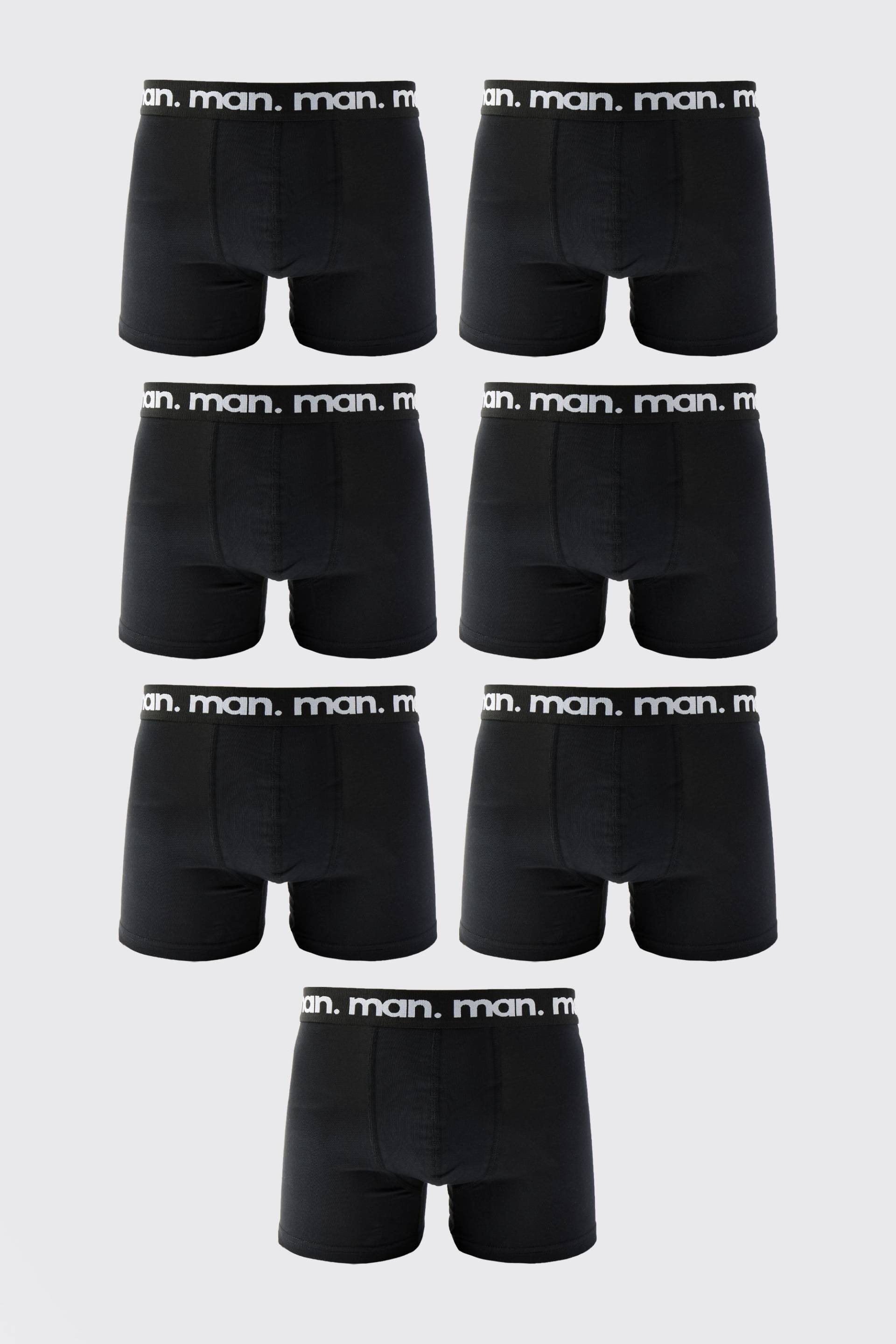 7er-Pack Man Boxershorts von boohooman