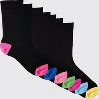 7er-Pack Socken mit Kontrast-Print - Mehrfarbig - ONE SIZE, Mehrfarbig 7er-Pack Socken mit Kontrast-Print - Mehrfarbig - ONE SIZE, Mehrfarbig von boohooman