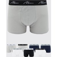 7er-Pack bunte Man Boxershorts von boohooman