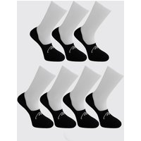 7er-Pack unsichtbare Man Signature Socken von boohooman