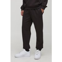 Basic Jogginghose mit BM Signature Jogginghose - Braun - M, Braun von boohooman