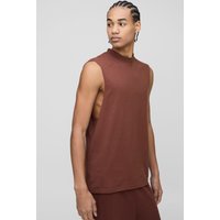 vesttop mit weiten Ärmeln - Braun - M, Braun von boohooman