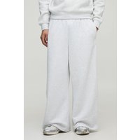 Basic Jogginghose mit weitem Bein - Grau - XS, Grau Basic Jogginghose mit weitem Bein - Grau - XS, Grau von boohooman