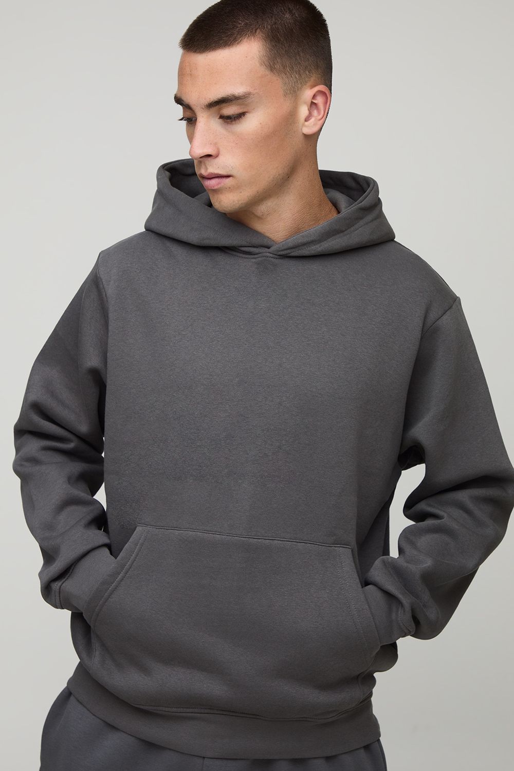 Basic Hoodie - Grau - XS, Grau Basic Hoodie - Grau - XS, Grau von boohooman